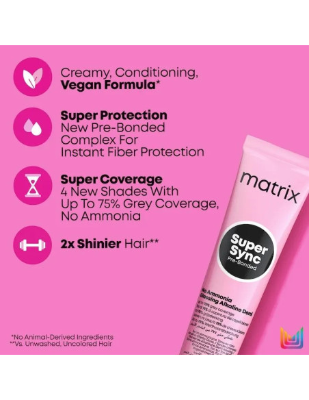 Vopsea de par fara amoniac Matrix Super Sync SPN 90ml